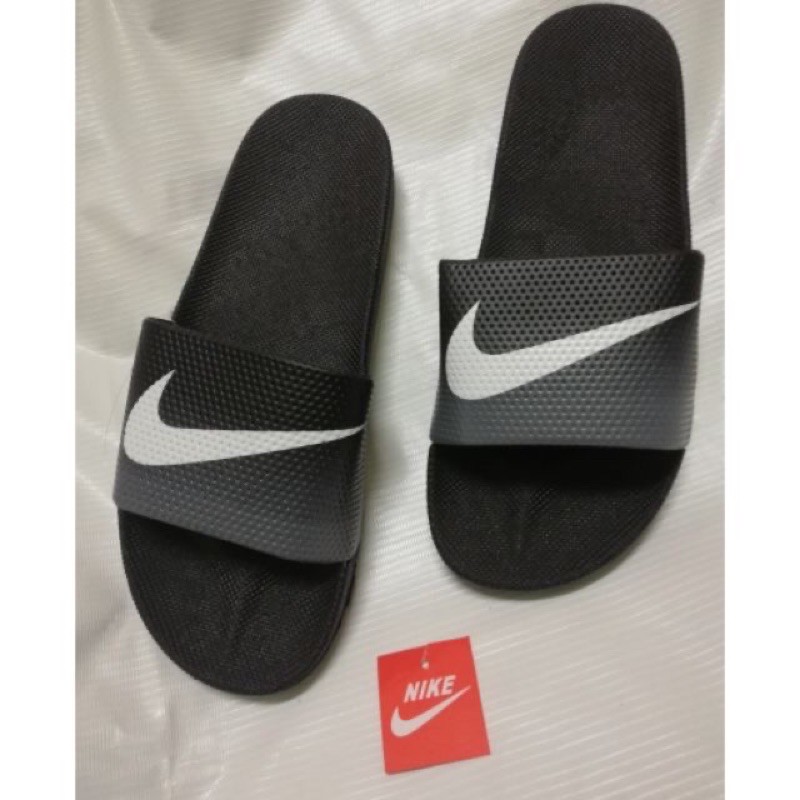 nike slippers grey colour