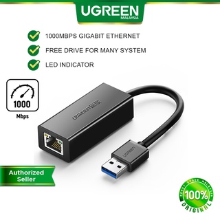 UGREEN Ethernet Adapter USB 3.0 to 1000 Mbps Gigabit Ethernet LAN Network for Nintendo Switch MacBook Surface Pro