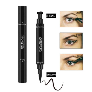 Beauty Eye Make Up Double-Headed Seal Black Eyeliner Stamp Waterproof Seal Eyeliner Pencil Eye Beauty Kit