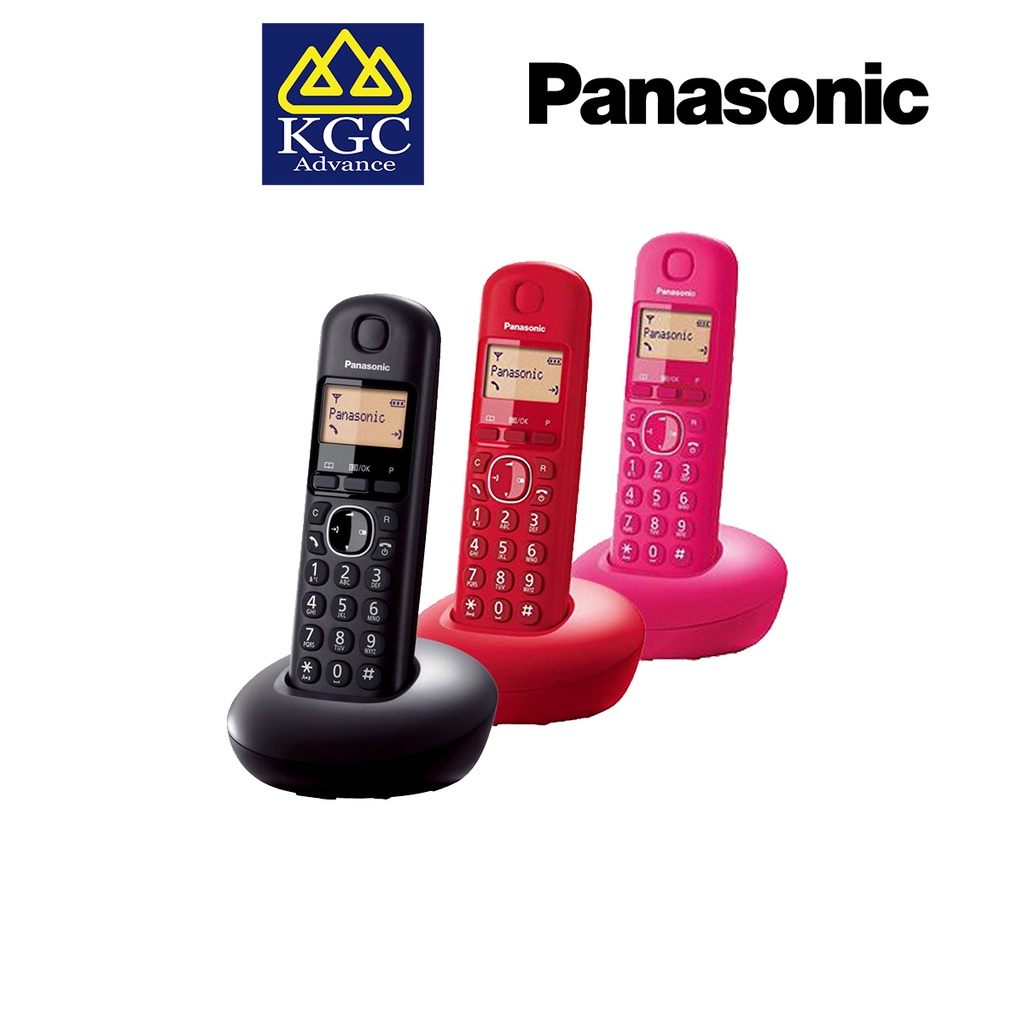 Panasonic Digital Cordless Phone Random Colour KXTGB212MLB/P/R/W