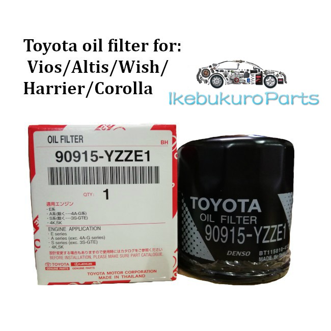 Toyota Engine Oil Filter 90915YZZE1 (Thailand) Shopee Malaysia
