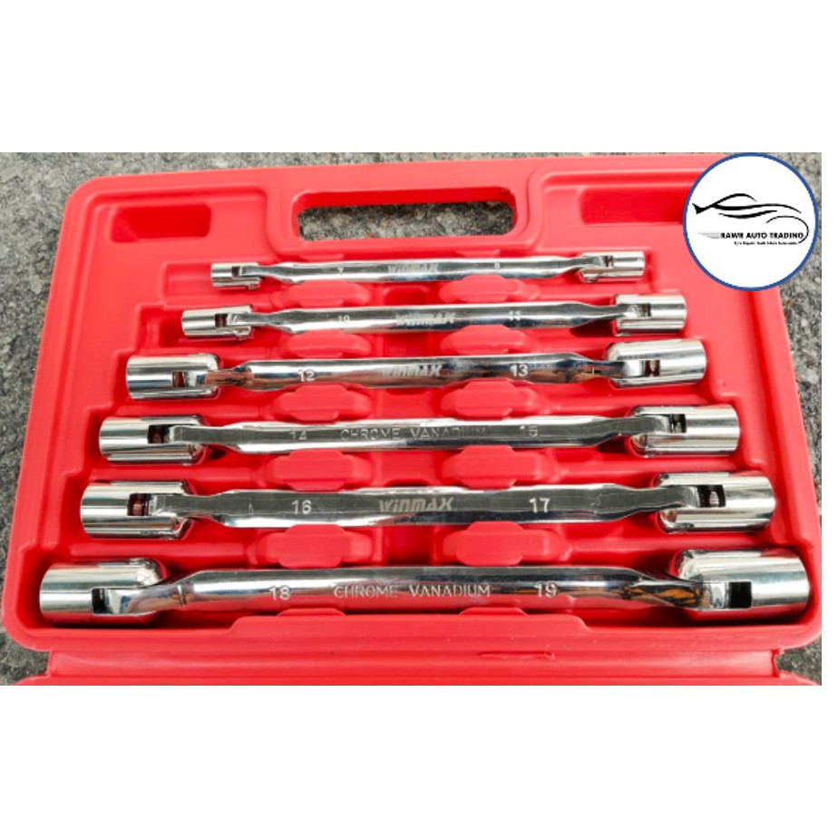 Double Flexible Socket Wrench (6in1) Shopee Malaysia