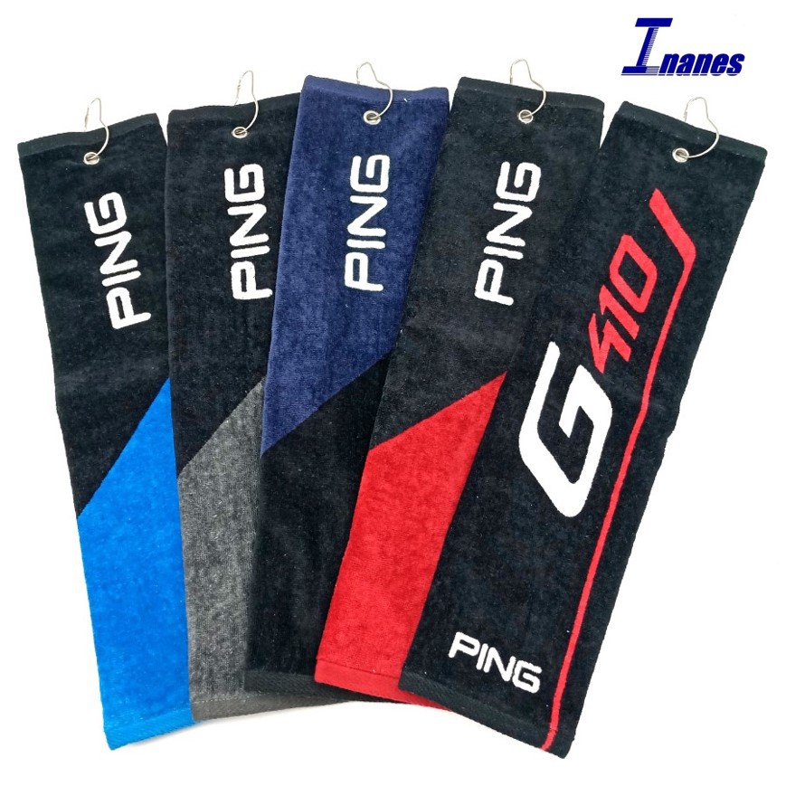Golf Multipurpose PING Towel Tri Fold 41x53cm Shopee Malaysia