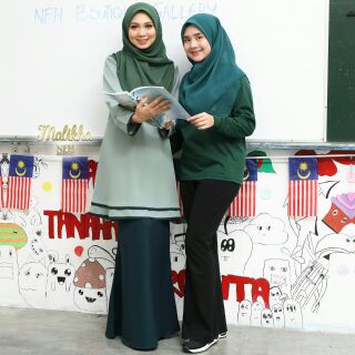 BY NFH BAJU  TEMA UNIT  UNIFORM GURU KURUNG  MALIKHA 