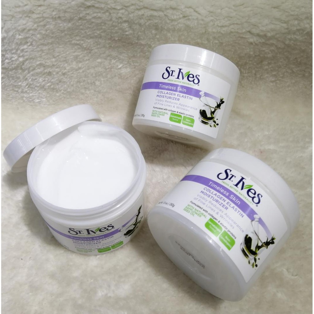st ives timeless skin collagen elastin moisturizer