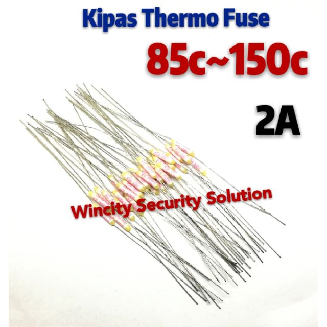 WSS (5pcs) 85c 150c 2A Kipas Thermal Fuse/Fan Thermal Fuse Shopee Malaysia