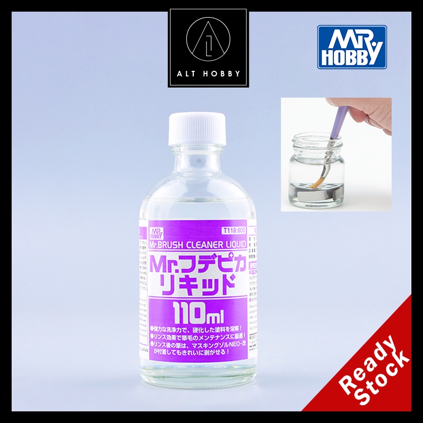 Mr Hobby Mr Brush Cleaner Liquid 100ml T118 T118 Tool Cleaner Thinner for Brushes