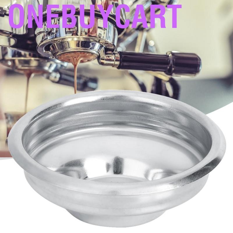 58mm Single//Double Porous Filter Bowl Basket Semi-Automatic Coffee Machine Bottomless Handle Filter Filter Basket Double