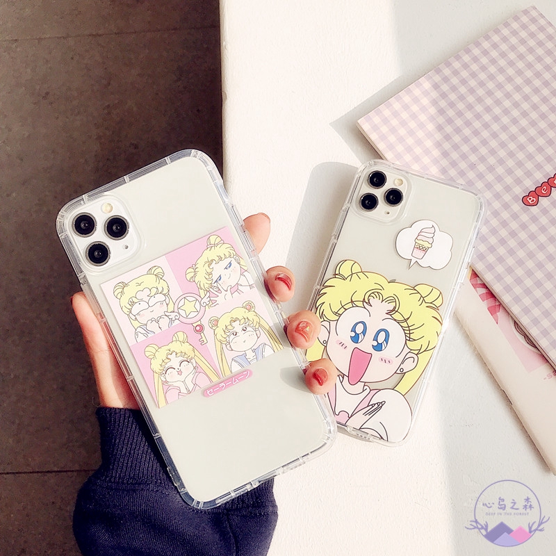 Iphone 11 Pro Max Sailor Moon Case Iphone 8 Plus Cute Case Magic Wand Shockproof Soft Clear Iphone Xr Case Shopee Malaysia