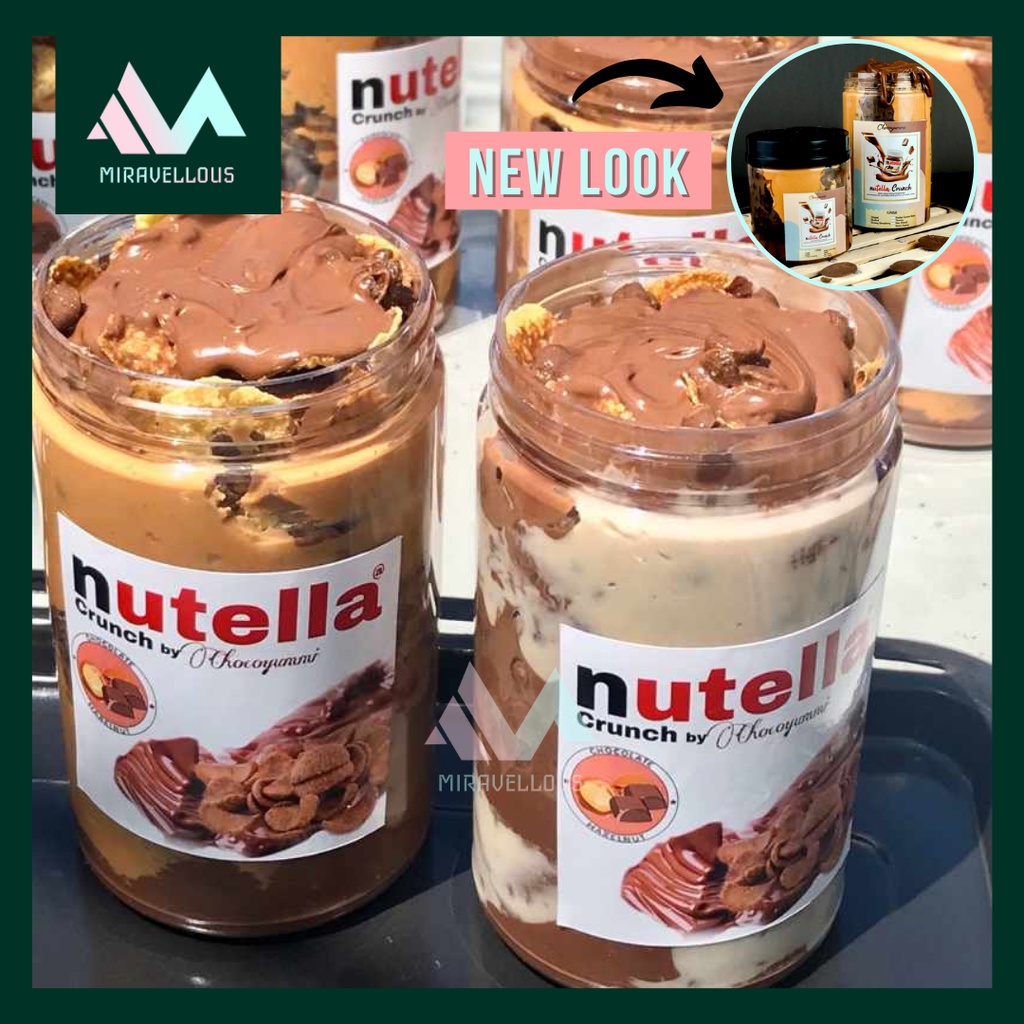 Ready Stock Chocoyummi Nutella Crunch Chocojar 330g Nutella Chocojar Viral Sedap Shopee Malaysia