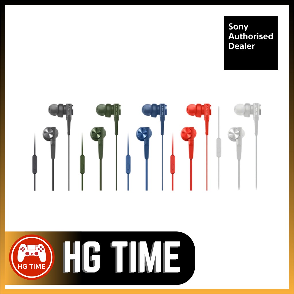 Sony Extra Bass In-ear Headphones MDR-XB55AP | Shopee Malaysia