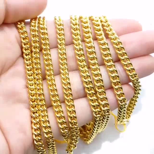 Buy Rantai Leher Gajah Padu Kosong Emas 916 Seetracker Malaysia