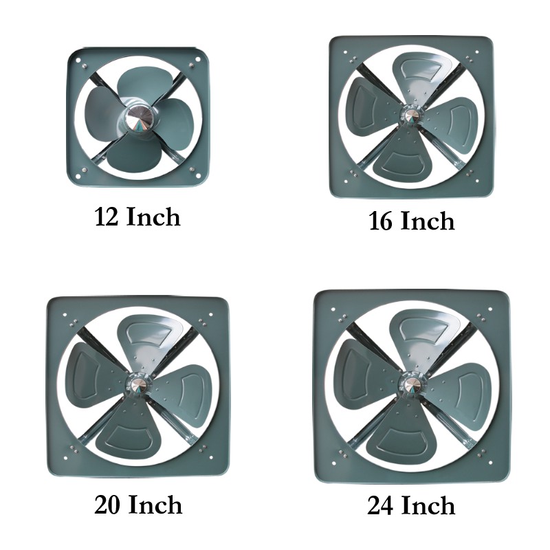LEMAX Industrial Exhaust Fan Light Duty Low Noise (12″, 16″, 20″, 24