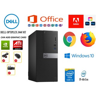 Dell Optiplex 3040 Mt Pc Intel I5 6th Gen 3 2ghz Up To 16gb Ram And 512gb Ssd W10p Shopee Malaysia