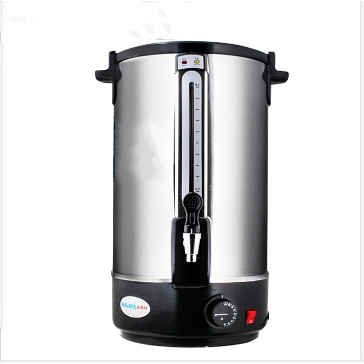 Commercial electric hot water bucket large capacity tea shop insulation barrel stainless steel