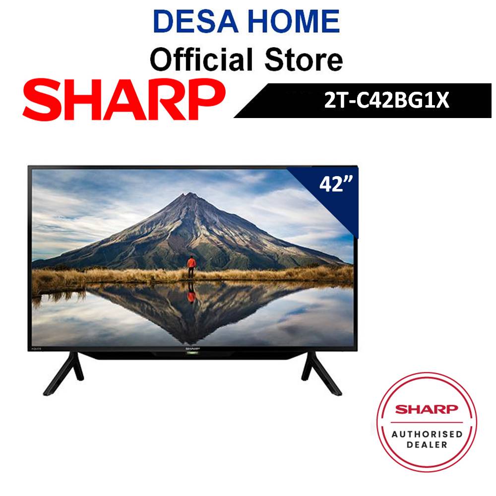SHARP Full HD Android TV (42") [Free HDMI Cable + Bracket] 2TC42BG1X