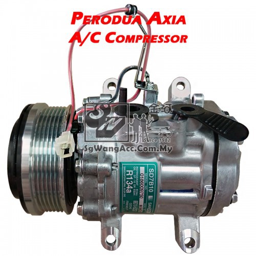 Perodua Axia Air Cond Compressor (Sanden)  Shopee Malaysia