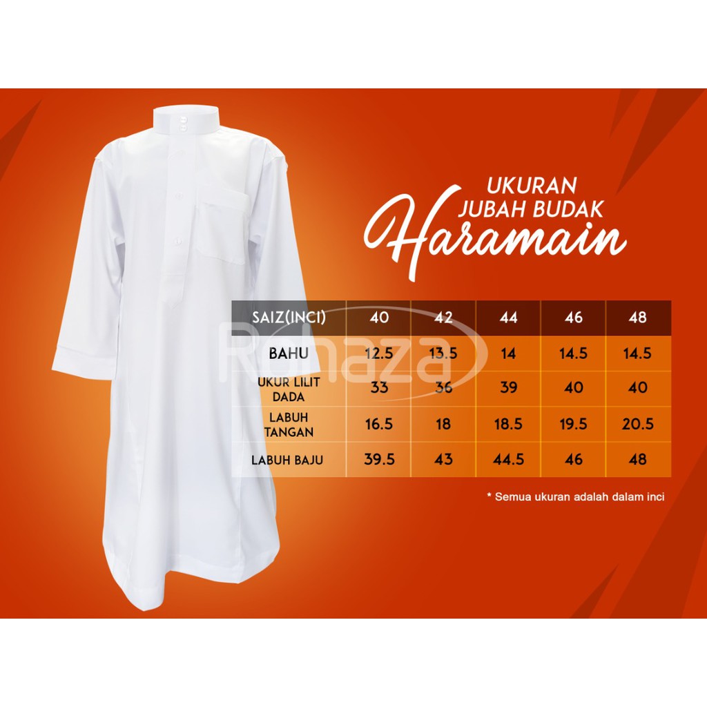 Jubah Budak Lelaki Haramain Umrah Haji | Shopee Malaysia