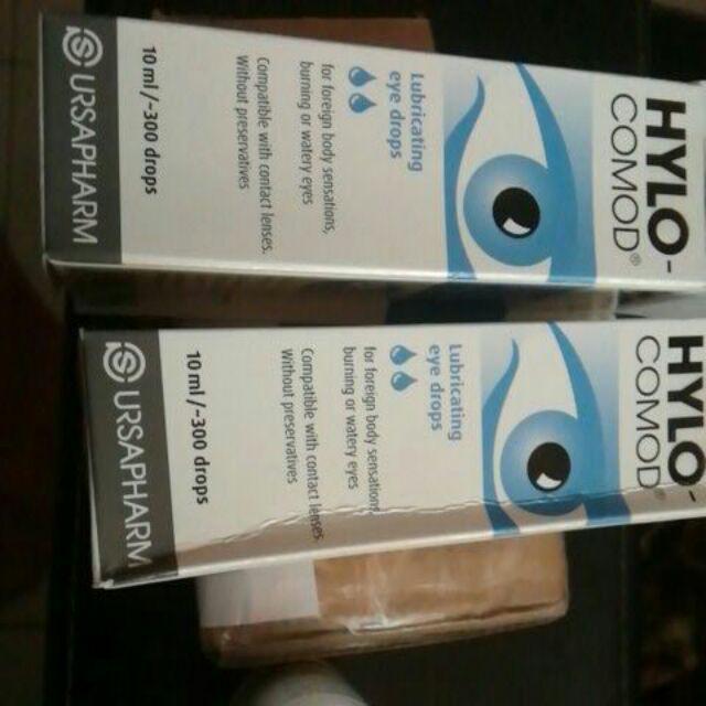 Hylo-Comod lubricanting eyedrops 10ml/300drops expIre 04 