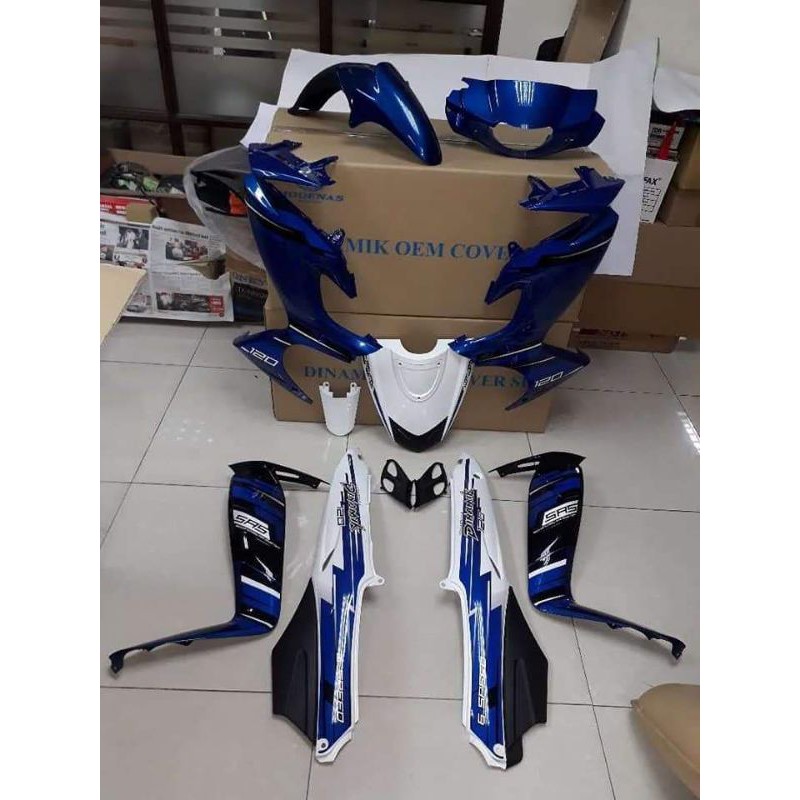 Coverset Motor Modenas Dinamik Matt Black Shopee Malaysia