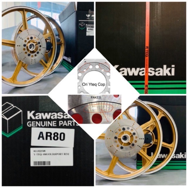 Buy Kawasaki Ar80 Ar125 Sport Rim Original Yteq Seetracker Malaysia