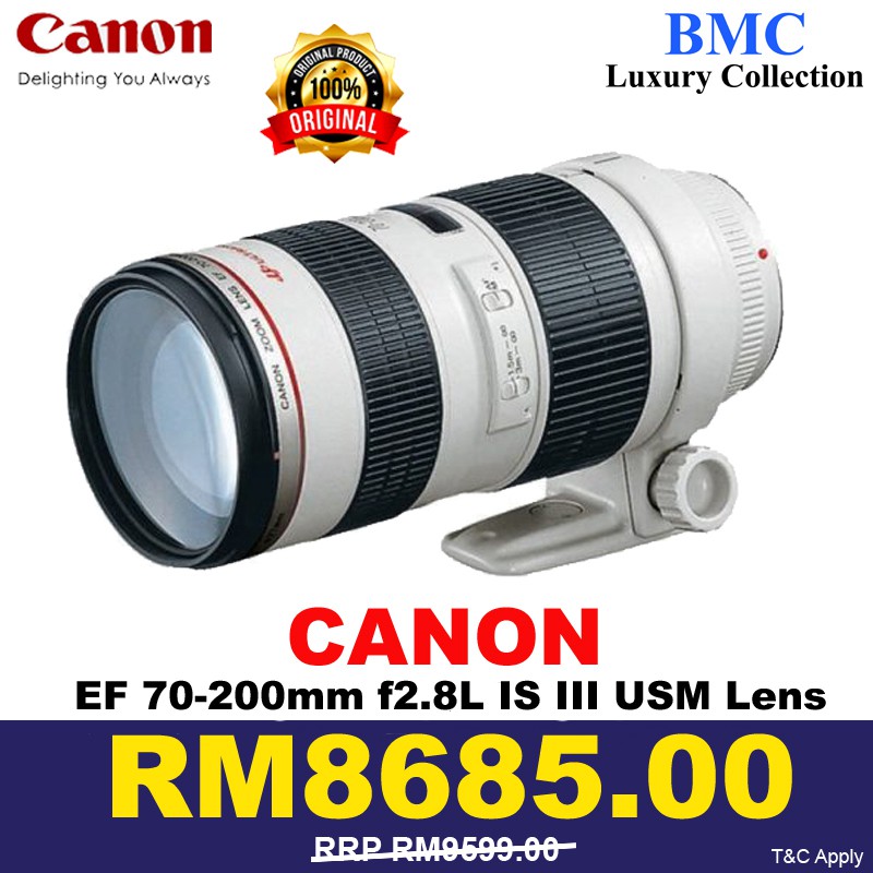 Canon Ef 70 0mm F 2 8l Is Iii Usm Lens Canon Set Malaysia Set Shopee Malaysia