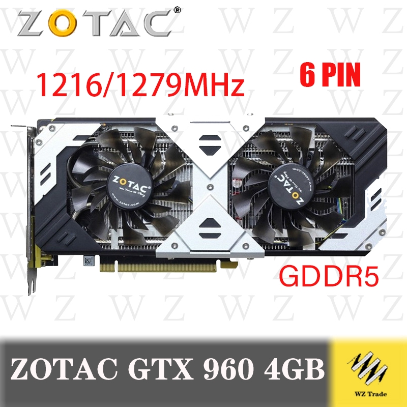 Original Zotac Gtx 960 2gb 4gb Gpu Video Card Geforce Gtx960 4gb Map