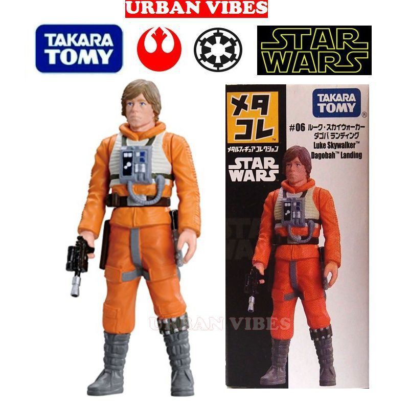 Metacolle Takara Tomy Luke Skywalker  Die Cast Metal Figure With Box 