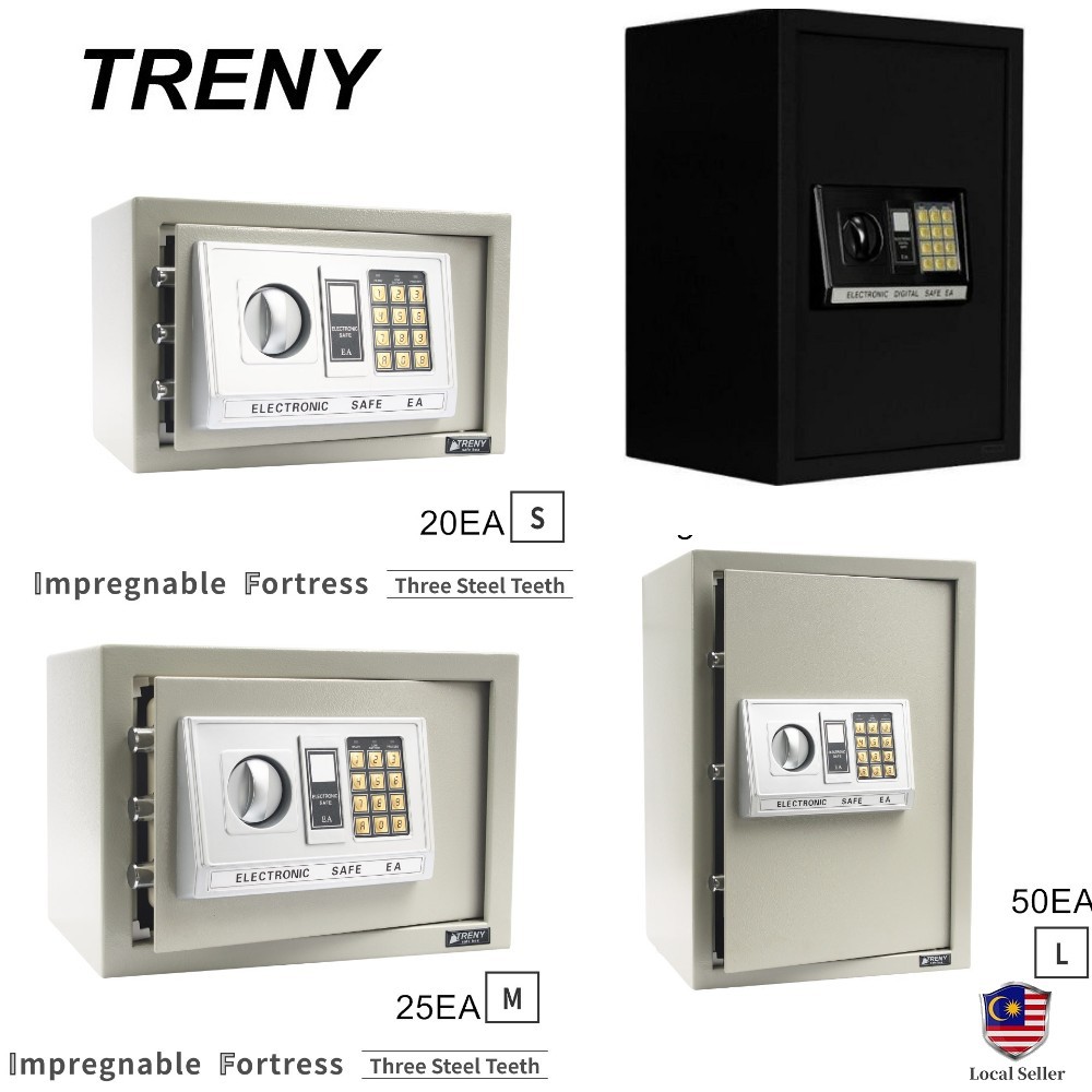 TRENY Standard Electronic SAFE BOX / SAFETY BOX safebox Safetybox20EA