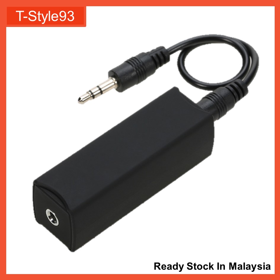 Ground Loop Noise Isolator for Car Audio System/Speaker with 3.5mm