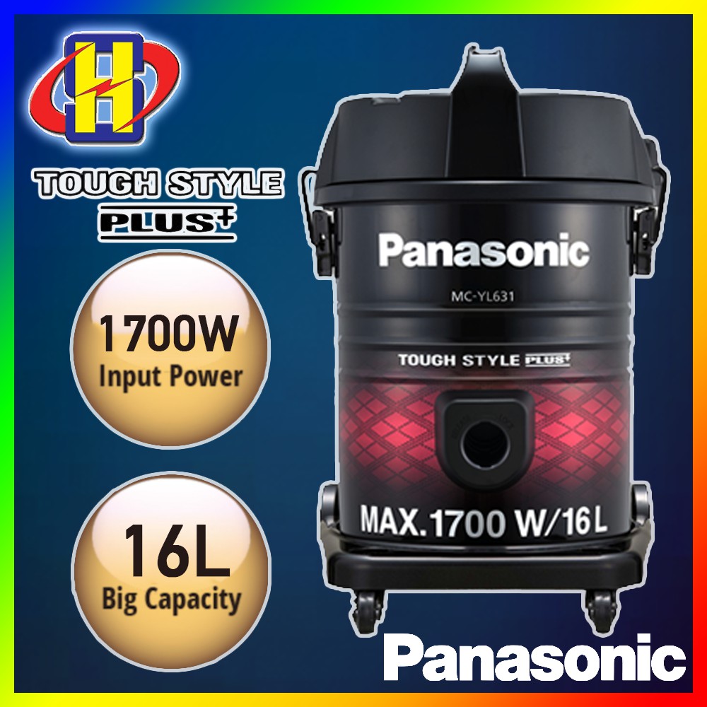 Panasonic Vacuum MCYL631RV47 / MCYL631 1700W Tank Type Vacuum Cleaner