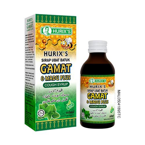 HURIX'S UBAT BATUK GAMAT MADU PLUS 60ML/100ML/180ML  Shopee Malaysia