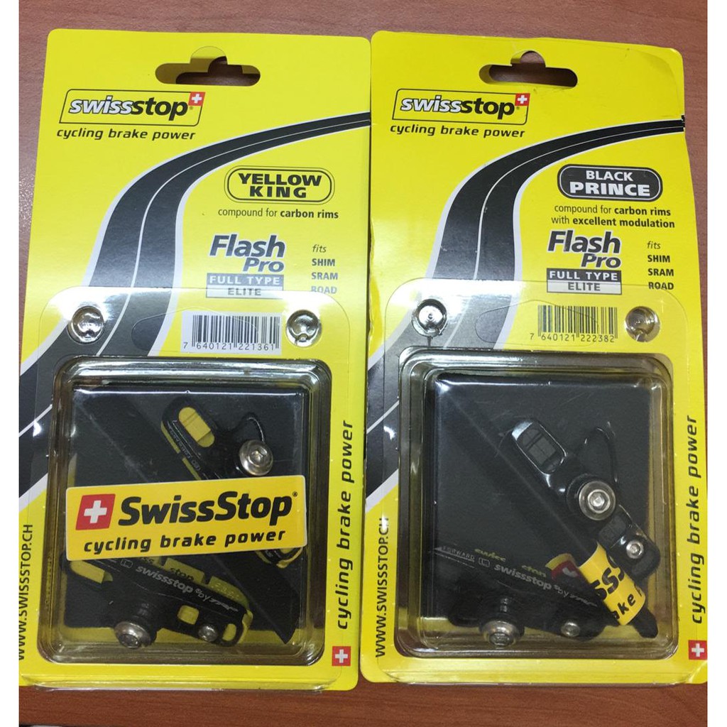 swissstop flash evo black prince carbon rim brake pads