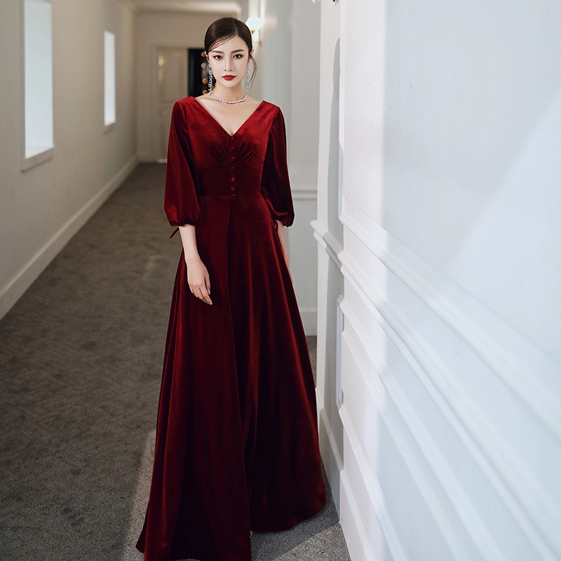 toast velvet dress