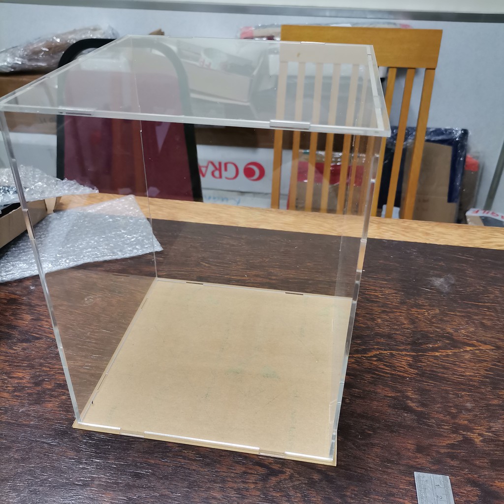 Diy acrylic display box, plastik box diy, box hisasan acrylic jernih