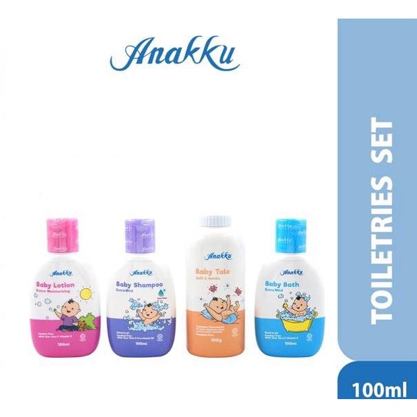 Anakku Baby Bath Extra Mild HEAD TO TOE/LOTION/BATH/SHAMPOO 100ml