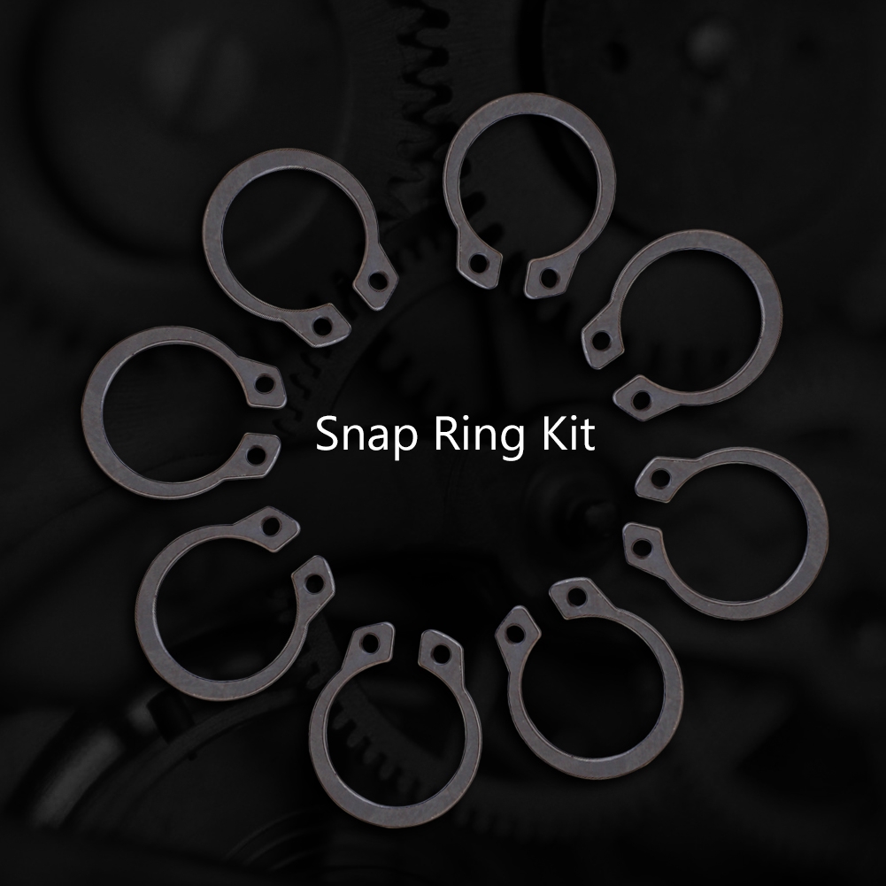 Dreneco E-Clip Snap Ring Internal Retaining Ring Circlip 8mm,100 pcs 