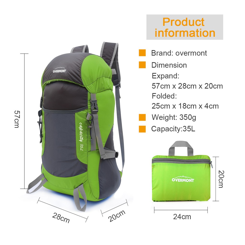 overmont laptop backpack