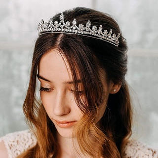 Crystal Zircon Tiara Headband Bridal Tiara Wedding Crown