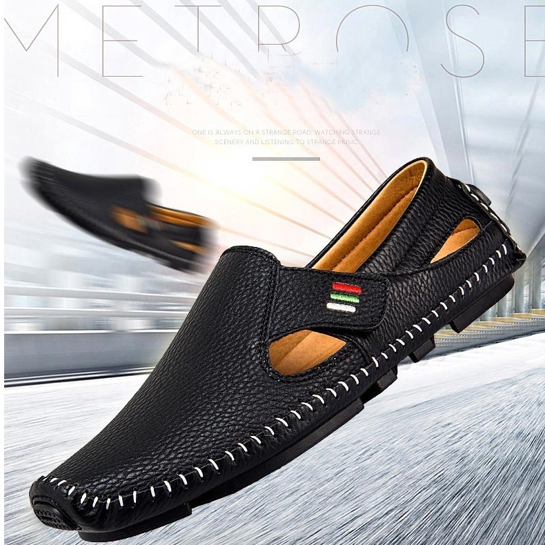 2020 Men Casual Shoes Slip on Hollow 