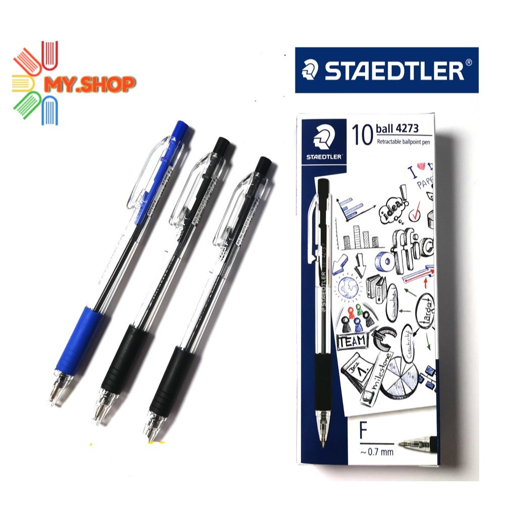 Staedtler 4273 Retractable Ball Pen 0.7mm Shopee Malaysia