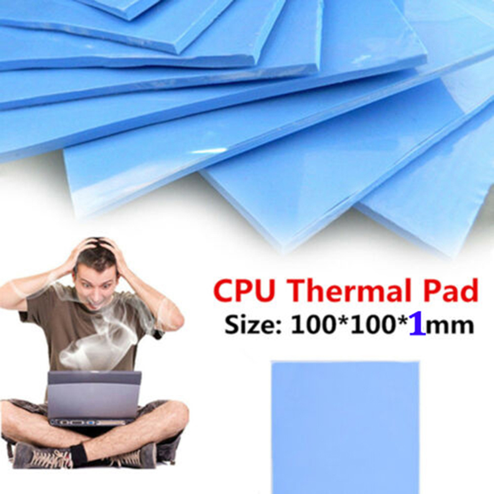 [Ready Stock]10x10cm Silicone Thermal Pad Sheet Thickness 1mm Thermal