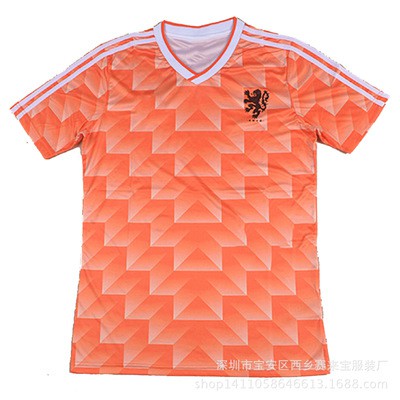 Download Netherlands Holland home Football Jersey Jersi Soccer ...