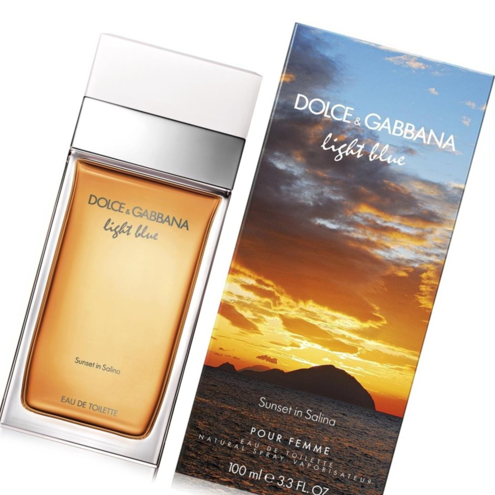 Dolce & Gabbana Light Blue Sunset in Salina Eau de Toilette 100ml | Shopee  Malaysia