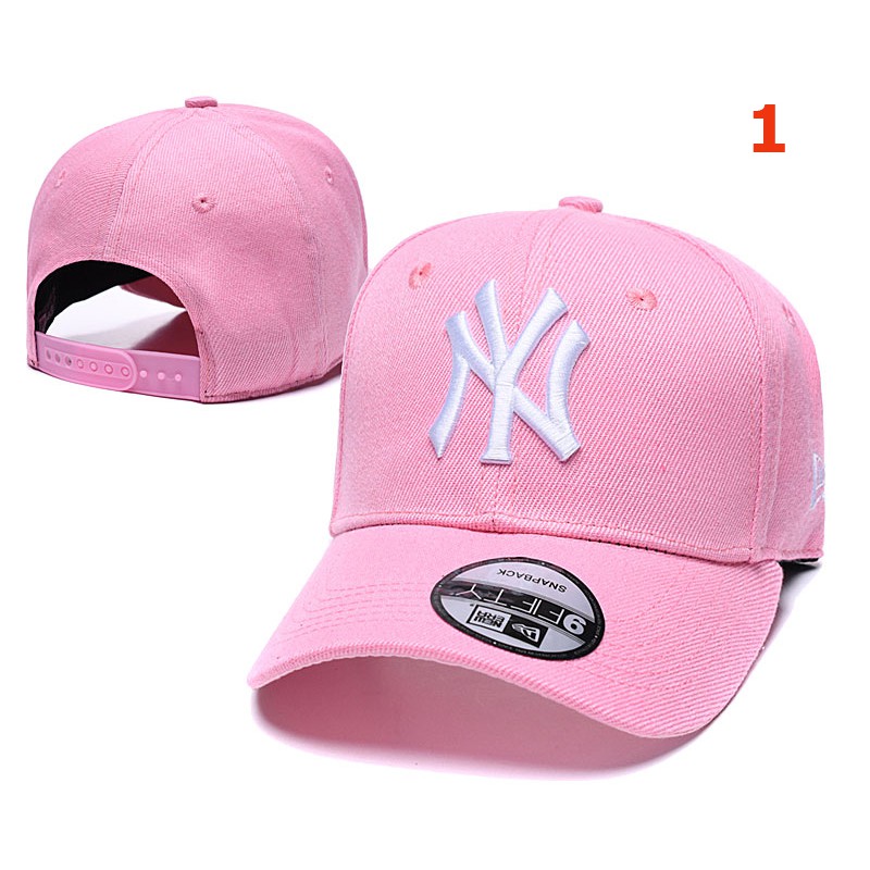 pink ny hat