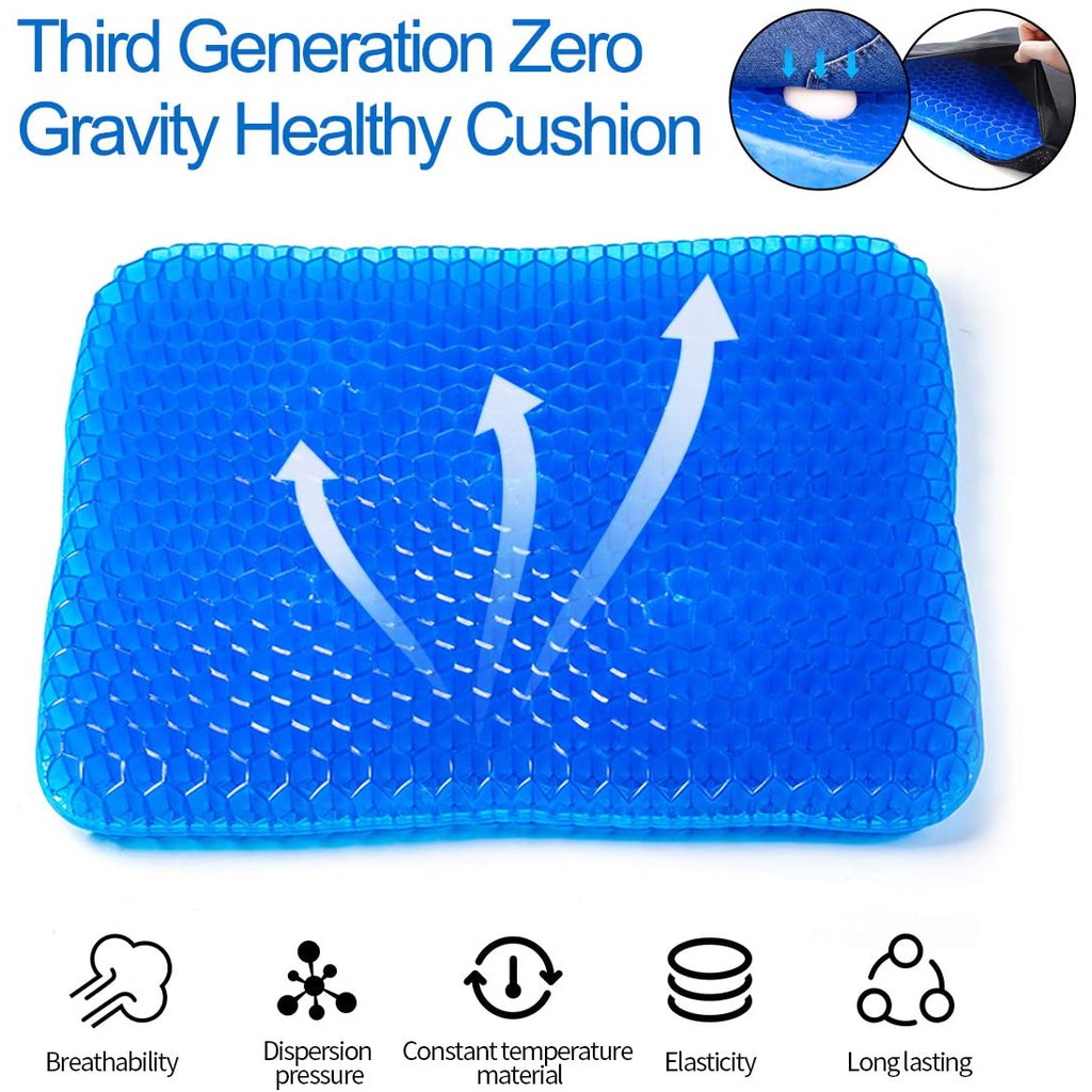 Gel Seat Cushion, Double Thick Seat Cushion Design Cushion