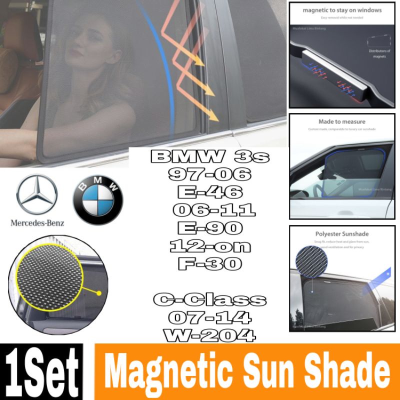Sunshade BMW Benz Car Sun Shade E90 E46 F30 W204 3 curtain
