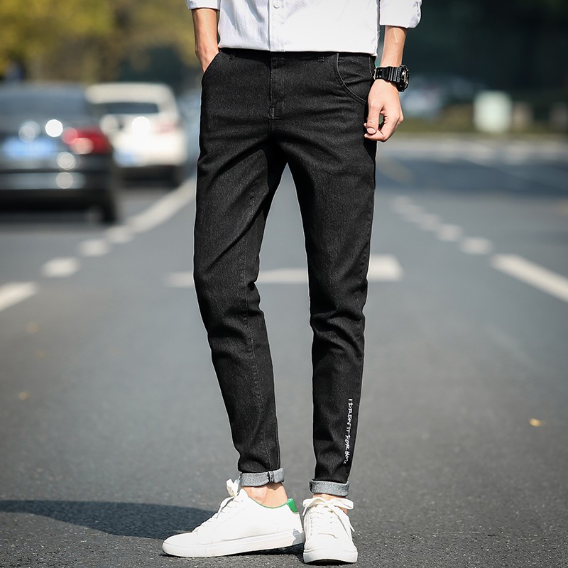 korean style men's jeans