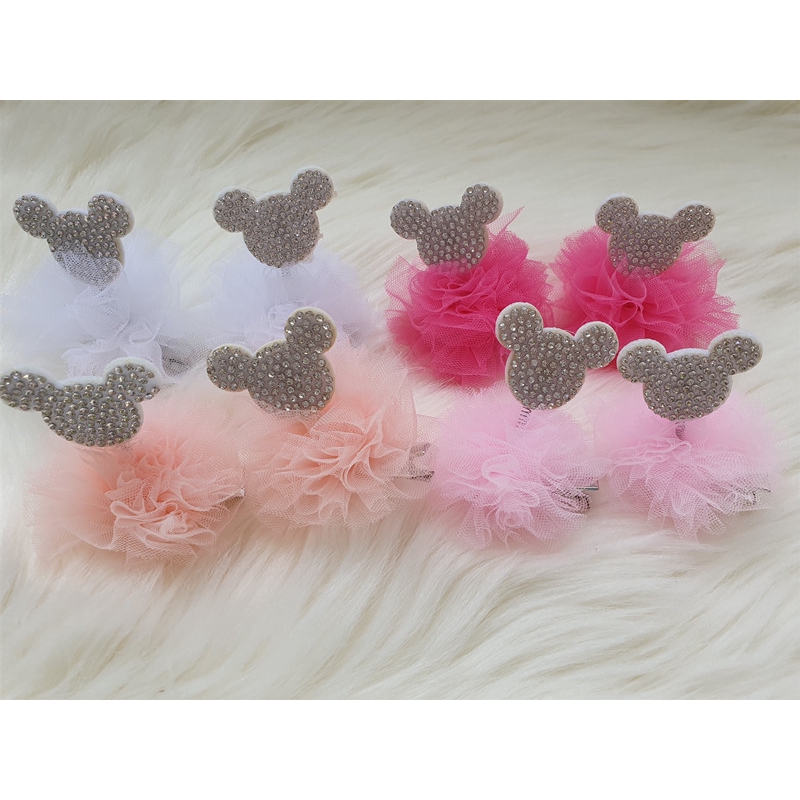 Malaysia Ready Stock/Mickey Spring Hair Clip/Hair Pin/Sepit Rambut Budak/Cute & Comel
