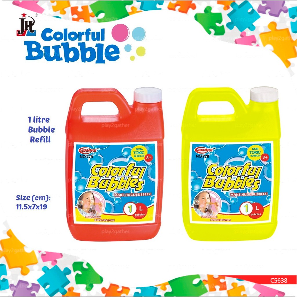 Bubble Liquid Bubble Water 1000ml / Concentrated Bubble Refill 500ml